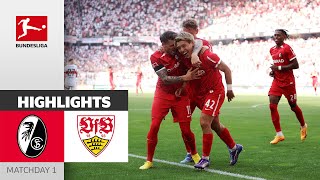 SC 프라이부르크 vs VfB 슈투트가르트 경기 하이라이트 이미지