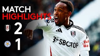 풀럼 FC vs 레스터 시티 FC 경기 하이라이트 이미지