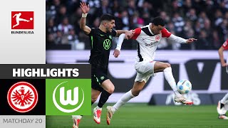 아인트라흐트 프랑크푸르트 vs VfL 볼프스부르크 경기 하이라이트 이미지