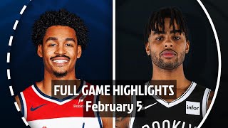 브루클린 네츠 vs 워싱턴 위저즈 경기 하이라이트 이미지