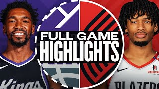 포틀랜드 트레일블레이저스 vs 새크라멘토 킹스 경기 하이라이트 이미지