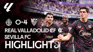 레알 바야돌리드 vs 세비야 FC 경기 하이라이트 이미지