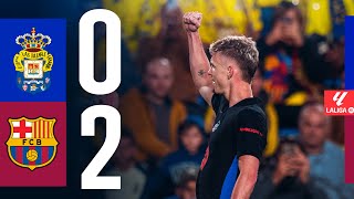 UD 라스팔마스 vs FC 바르셀로나 경기 하이라이트 이미지