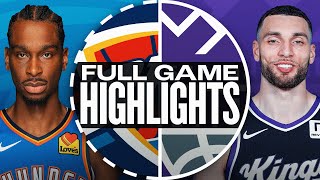 새크라멘토 킹스 vs 오클라호마시티 썬더 경기 하이라이트 이미지