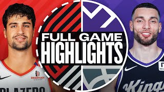 새크라멘토 킹스 vs 포틀랜드 트레일블레이저스 경기 하이라이트 이미지