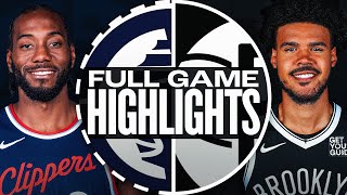 브루클린 네츠 vs LA 클리퍼스 경기 하이라이트 이미지