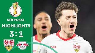 VfB 슈투트가르트 vs RB 라이프치히 경기 하이라이트 이미지