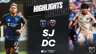 산호세 어스퀘이크스 vs D.C. 유나이티드 경기 하이라이트 이미지