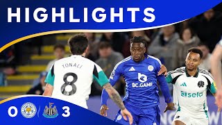 레스터 시티 FC vs 뉴캐슬 유나이티드 FC 경기 하이라이트 이미지