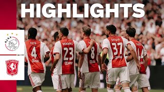 AFC 아약스 vs FC 트벤터 경기 하이라이트 이미지