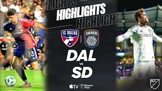 FC 댈러스 vs 샌디에고 FC 경기 하이라이트 이미지