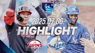 삼성 vs LG 경기 하이라이트 이미지