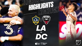 LA 갤럭시 vs D.C. 유나이티드 경기 하이라이트 이미지