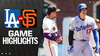샌프란시스코 vs LA다저스 경기 하이라이트 이미지